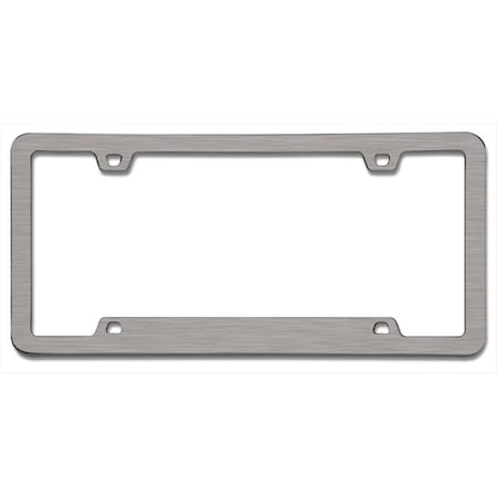 Striker Neo Sport License Plate Frame, Brushed Nickel ST55952